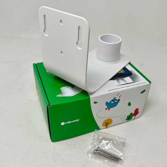 New Sold Out ~ Bird Buddy White Wall Mount for Smart Bird Feeder BirdBuddy - Picture 3 of 5